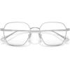 imageCoach Mens Hc5191td Square Prescription Eyewear FramesShiny SilverDemo Lens