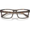 imageCoach Mens Hc6263u Universal Fit Rectangular Prescription Eyewear FramesMatte Dark TortoiseDemo Lens