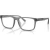 imageCoach Mens Hc6263u Universal Fit Rectangular Prescription Eyewear FramesMatte Transparent Dark StoneDemo Lens