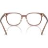 imageCoach Mens Hc6269d Square Prescription Eyewear FramesTransparent Light BrownDemo Lens