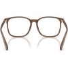 imageCoach Womens HC6254BD Square Prescription Eyewear Frames Milky BrownDemo Lens 55 mm