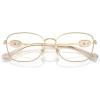 imageCoach Womens Hc5183 Square Prescription Eyewear FramesShiny Light GoldDemo Lens