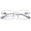 imageCoach Womens Hc5183 Square Prescription Eyewear FramesShiny SilverDemo Lens