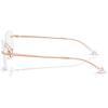 imageCoach Womens Hc5185 Cat Eye Prescription Eyewear FramesShiny Rose GoldDemo Lens