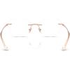 imageCoach Womens Hc5185 Cat Eye Prescription Eyewear FramesShiny Rose GoldDemo Lens