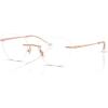 imageCoach Womens Hc5185 Cat Eye Prescription Eyewear FramesShiny Rose GoldDemo Lens