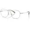 imageCoach Womens Hc5187d Round Prescription Eyewear FramesShiny SilverDemo Lens