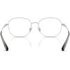 imageCoach Womens Hc5187d Round Prescription Eyewear FramesShiny SilverDemo Lens