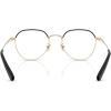 imageCoach Womens Hc5188td Round Prescription Eyewear FramesShiny Light GoldBlackDemo Lens