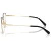 imageCoach Womens Hc5188td Round Prescription Eyewear FramesShiny Light GoldBlackDemo Lens