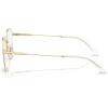 imageCoach Womens Hc5188td Round Prescription Eyewear FramesShiny Light GoldClearDemo Lens