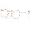 imageCoach Womens Hc5188td Round Prescription Eyewear FramesShiny Rose GoldPinkDemo Lens