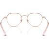 imageCoach Womens Hc5188td Round Prescription Eyewear FramesShiny Rose GoldPinkDemo Lens