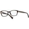 imageCoach Womens Hc6065 Rectangular Prescription Eyewear FramesDark TortoiseDemo Lens