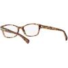 imageCoach Womens Hc6065 Rectangular Prescription Eyewear FramesLight Brown Confetti TortoiseDemo Lens
