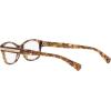 imageCoach Womens Hc6065 Rectangular Prescription Eyewear FramesLight Brown Confetti TortoiseDemo Lens