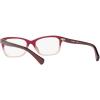 imageCoach Womens Hc6089 Rectangular Prescription Eyewear FramesRed Beige GradientDemo Lens