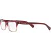 imageCoach Womens Hc6089 Rectangular Prescription Eyewear FramesRed Beige GradientDemo Lens