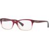 imageCoach Womens Hc6089 Rectangular Prescription Eyewear FramesRed Beige GradientDemo Lens