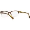 imageCoach Womens Hc6089 Rectangular Prescription Eyewear FramesTransparent Olive GradientDemo Lens