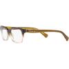 imageCoach Womens Hc6089 Rectangular Prescription Eyewear FramesTransparent Olive GradientDemo Lens
