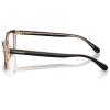 imageCoach Womens Hc6174 Rectangular Prescription Eyewear FramesBlackTransparent BlushDemo Lens