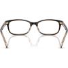imageCoach Womens Hc6174 Rectangular Prescription Eyewear FramesBlackTransparent BlushDemo Lens