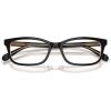 imageCoach Womens Hc6174 Rectangular Prescription Eyewear FramesBlackTransparent BlushDemo Lens