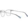 imageCoach Womens Hc6176 Rectangular Prescription Eyewear FramesGradient Transparent BlueDemo Lens