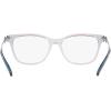 imageCoach Womens Hc6176 Rectangular Prescription Eyewear FramesGradient Transparent BlueDemo Lens