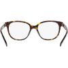 imageCoach Womens Hc6194u Universal Fit Square Prescription Eyewear FramesDark TortoiseDemo Lens