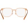imageCoach Womens Hc6215d Square Prescription Eyewear FramesTransparent BrownDemo Lens