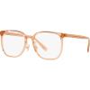 imageCoach Womens Hc6215d Square Prescription Eyewear FramesTransparent BrownDemo Lens