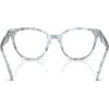 imageCoach Womens Hc6259u Universal Fit Square Prescription Eyewear FramesBlue WatercolorDemo Lens