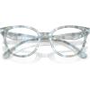 imageCoach Womens Hc6259u Universal Fit Square Prescription Eyewear FramesBlue WatercolorDemo Lens