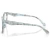 imageCoach Womens Hc6259u Universal Fit Square Prescription Eyewear FramesBlue WatercolorDemo Lens
