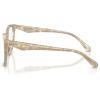 imageCoach Womens Hc6259u Universal Fit Square Prescription Eyewear FramesBrown WatercolorDemo Lens
