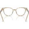 imageCoach Womens Hc6259u Universal Fit Square Prescription Eyewear FramesBrown WatercolorDemo Lens