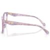 imageCoach Womens Hc6259u Universal Fit Square Prescription Eyewear FramesPurple WatercolorDemo Lens
