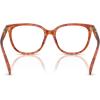 imageCoach Womens Hc6260f Low Bridge Fit Square Prescription Eyewear FramesCaramel TortoiseDemo Lens