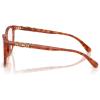 imageCoach Womens Hc6260f Low Bridge Fit Square Prescription Eyewear FramesCaramel TortoiseDemo Lens