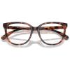 imageCoach Womens Hc6260f Low Bridge Fit Square Prescription Eyewear FramesPeach TortoiseDemo Lens