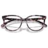 imageCoach Womens Hc6260f Low Bridge Fit Square Prescription Eyewear FramesPurple TortoiseDemo Lens