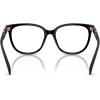 imageCoach Womens Hc6260u Universal Fit Square Prescription Eyewear FramesBlackDemo Lens