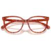 imageCoach Womens Hc6260u Universal Fit Square Prescription Eyewear FramesCaramel TortoiseDemo Lens