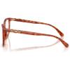imageCoach Womens Hc6260u Universal Fit Square Prescription Eyewear FramesCaramel TortoiseDemo Lens