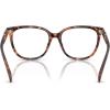 imageCoach Womens Hc6260u Universal Fit Square Prescription Eyewear FramesPeach TortoiseDemo Lens