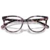 imageCoach Womens Hc6260u Universal Fit Square Prescription Eyewear FramesPurple TortoiseDemo Lens