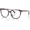 imageCoach Womens Hc6260u Universal Fit Square Prescription Eyewear FramesPurple TortoiseDemo Lens