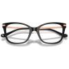 imageCoach Womens Hc6261bu Universal Fit Square Prescription Eyewear FramesBlackDemo Lens
